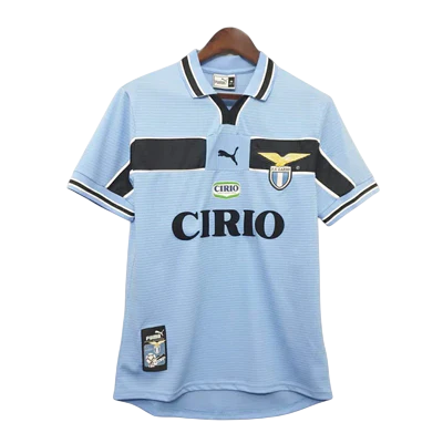 Camisa Lazio Retrô 1999/2000 Azul e Preta