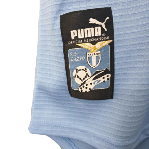 Camisa Lazio Retrô 1999/2000 Azul e Preta