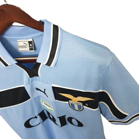 Camisa Lazio Retrô 1999/2000 Azul e Preta