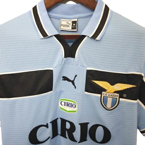 Camisa Lazio Retrô 1999/2000 Azul e Preta