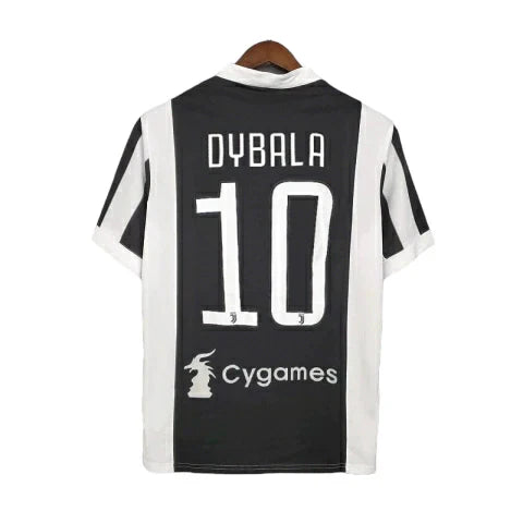 Camisa Juventus Retrô 2017/2018 Preta e Branca