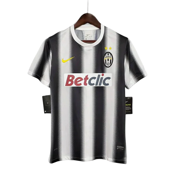 Camisa Juventus Retrô 2011/2012 Preta e Branca