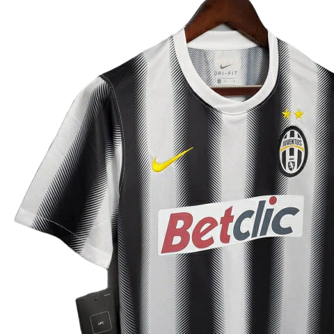 Camisa Juventus Retrô 2011/2012 Preta e Branca