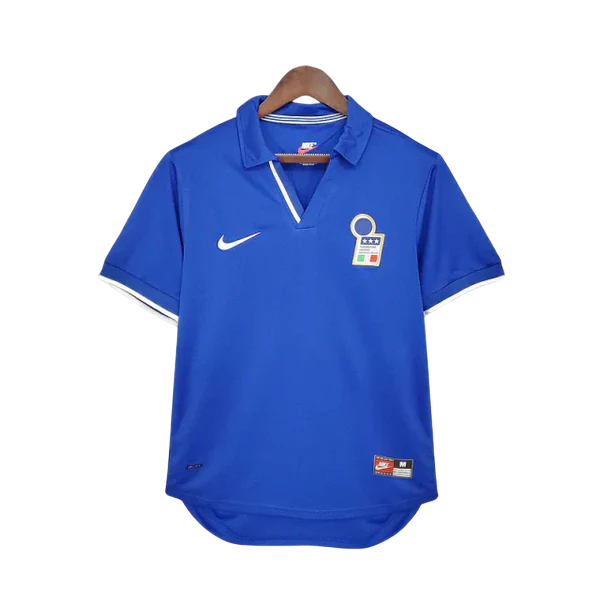 Camisa Itália Retrô 1998 Azul