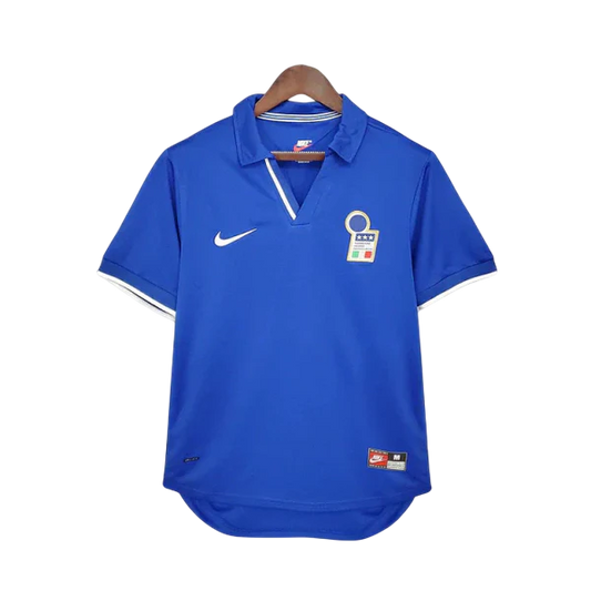Camisa Itália Retrô 1998 Azul