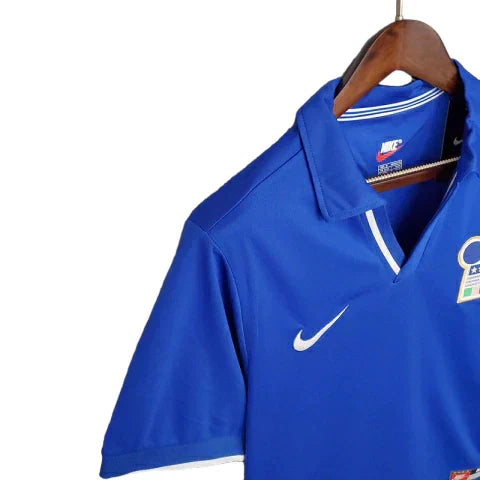 Camisa Itália Retrô 1998 Azul