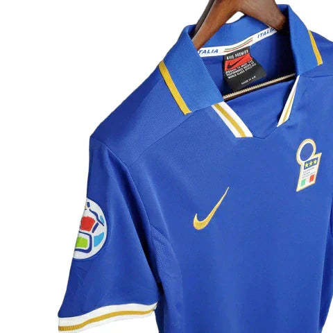 Camisa Itália Retrô 1996 Azul