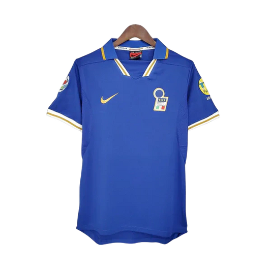 Camisa Itália Retrô 1996 Azul