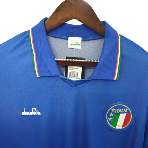 Camisa Retrô Torcedor Masculina Itália 1990