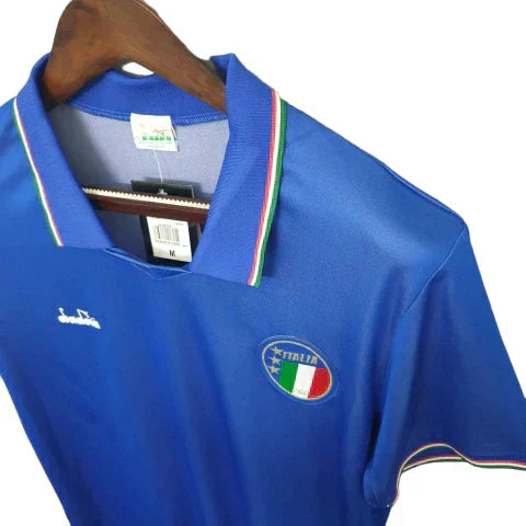 Camisa Retrô Torcedor Masculina Itália 1990