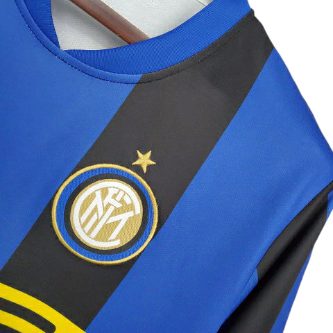 Camisa Inter de Milão Retrô 2008/2009 Azul e Preta