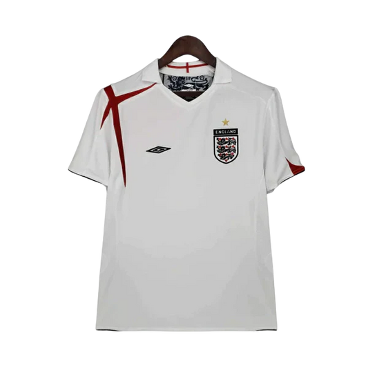 Camisa Inglaterra Retrô 2006 Branca