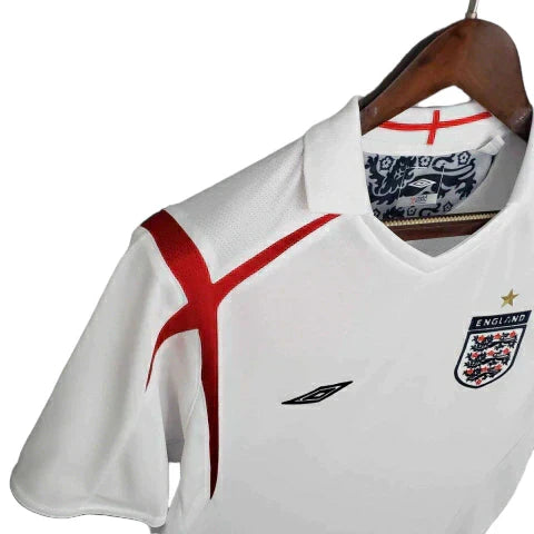 Camisa Retrô Torcedor Masculina Inglaterra 2006