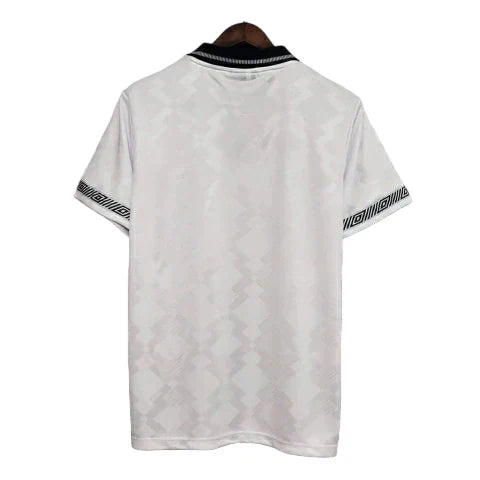 Camisa Retrô Torcedor Masculina Inglaterra 1990