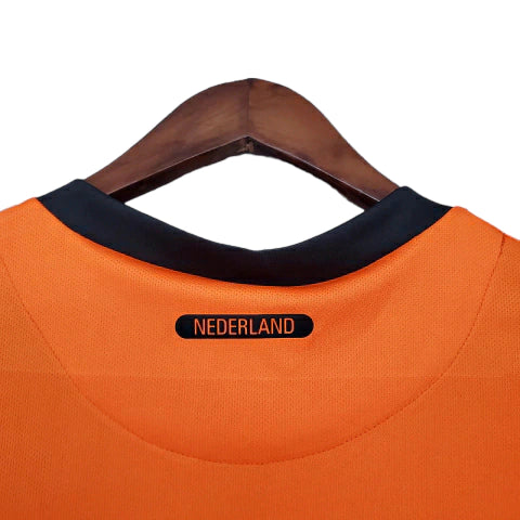 Camisa Retrô Torcedor Masculina Holanda 2010