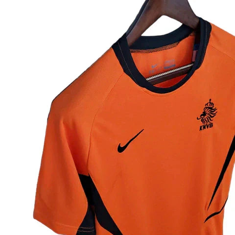 Camisa Retrô Torcedor Masculina Holanda 2002