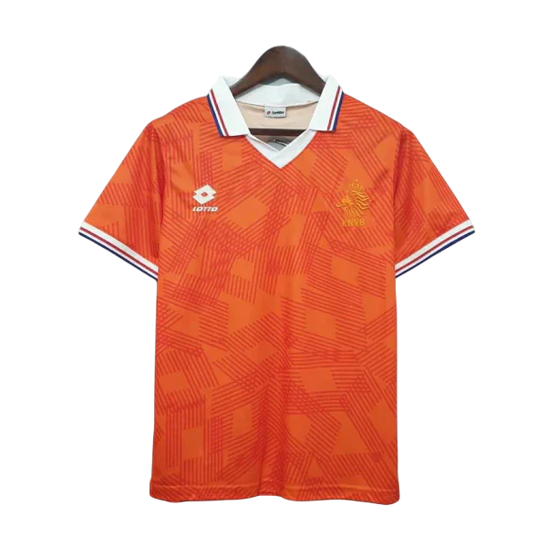 Camisa Retrô Torcedor Masculina Holanda 1991