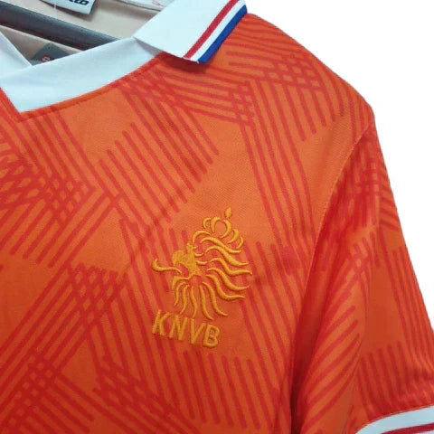 Camisa Retrô Torcedor Masculina Holanda 1991