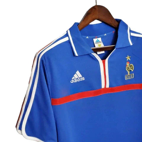 Camisa Retrô Torcedor Masculina França 2000