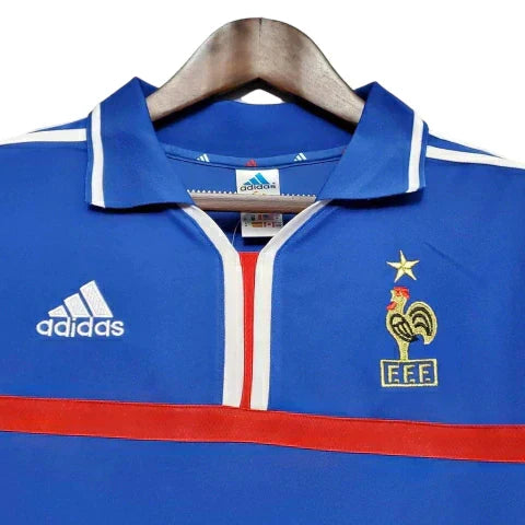 Camisa Retrô Torcedor Masculina França 2000