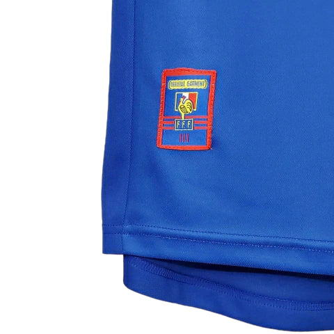 Camisa Retrô França I Home 1998/99 Masculino Azul
