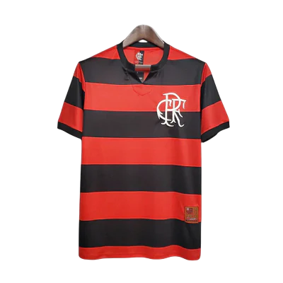 Camisa Retrô Flamengo 1978/1979 Masculino Vermelho e Preto