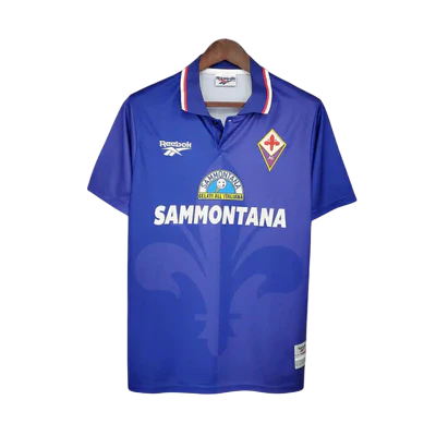 Camisa Retrô Fiorentina Reebok 1995/1996 Masculino Azul