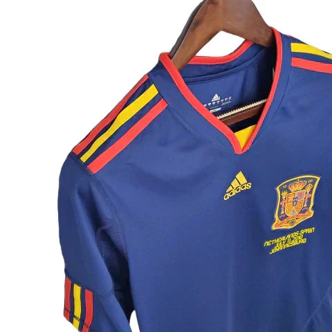 Camisa Espanha Retrô 2010 Azul