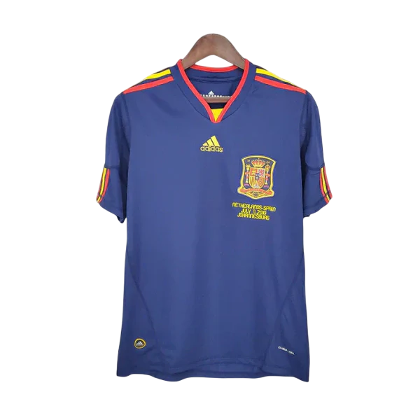Camisa Retrô Torcedor Masculina Espanha 2010