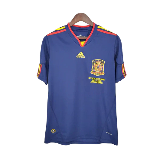 Camisa Espanha Retrô 2010 Azul