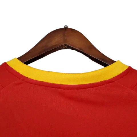 Camisa Retrô Torcedor Masculina Espanha 2002