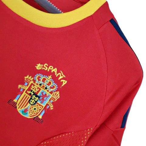 Camisa Espanha Retrô 2002 Vermelha