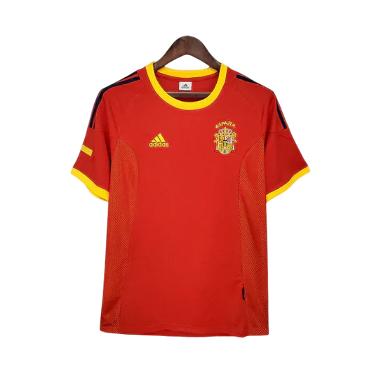 Camisa Espanha Retrô 2002 Vermelha