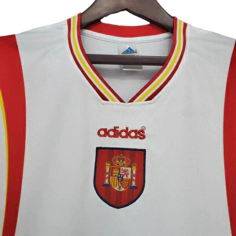 Camisa Retrô Torcedor Masculina Espanha 1996