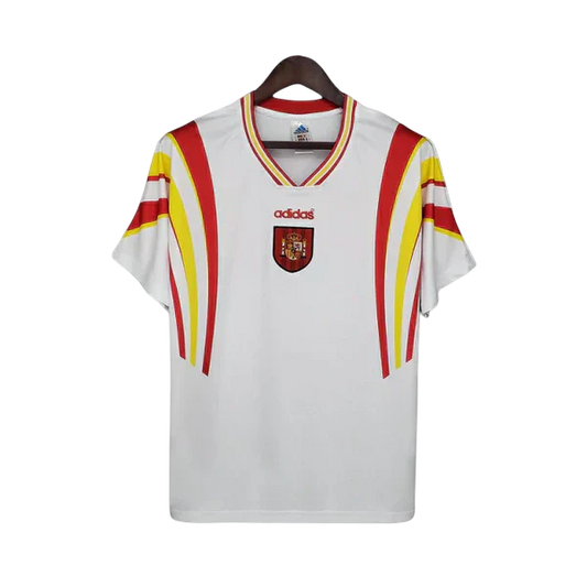 Camisa Espanha Retrô 1996 Branca