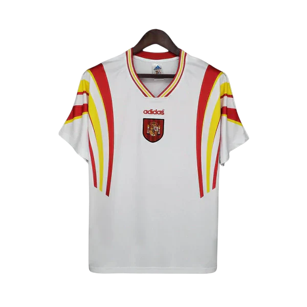 Camisa Retrô Torcedor Masculina Espanha 1996