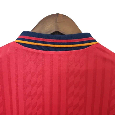 Camisa Retrô Torcedor Masculina Espanha 1994
