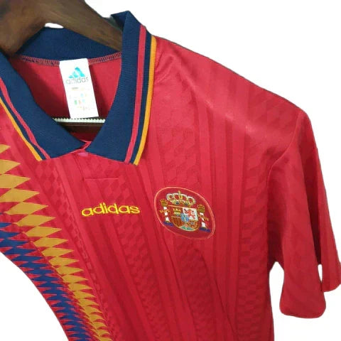 Camisa Retrô Torcedor Masculina Espanha 1994
