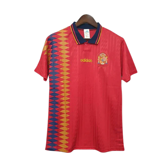 Camisa Espanha Retrô 1994 Vermelha