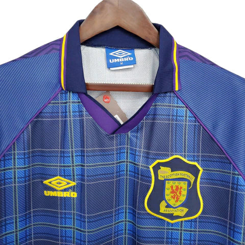 Camisa Escócia Retrô 1994/1996 Azul