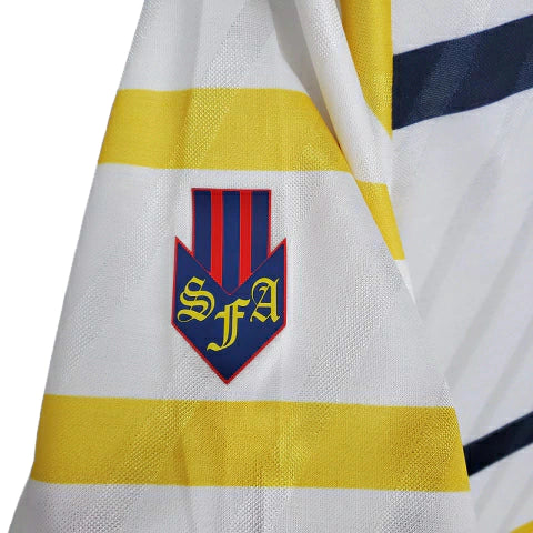 Camisa Escócia Retrô 1988/1991 Branca e Amarela