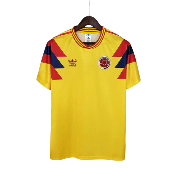 Camisa Retrô Torcedor Masculina Colômbia 1990
