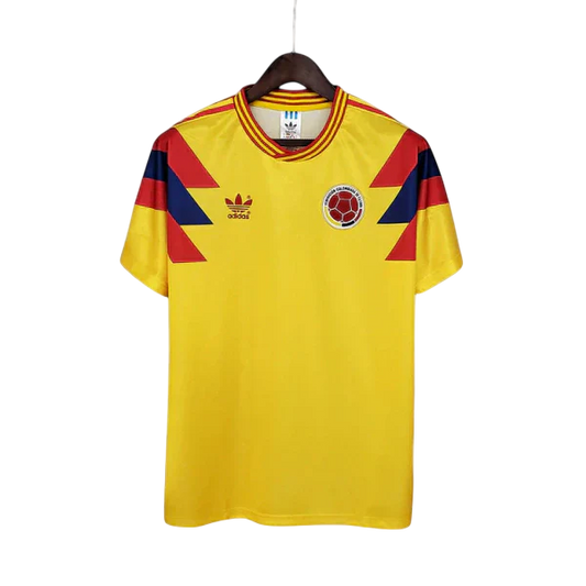 Camisa Colômbia Retrô 1990 Amarela