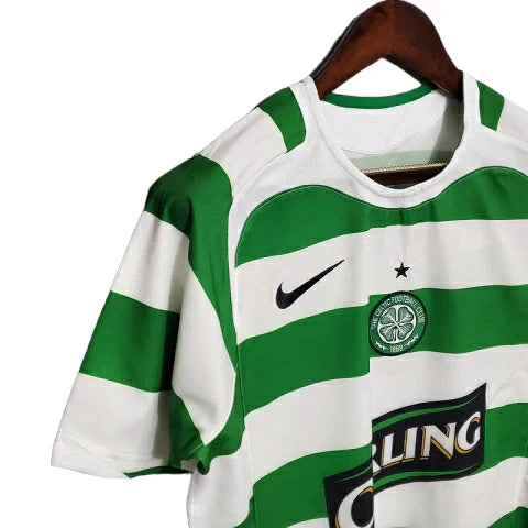 Camisa Celtic Retrô 2005/2006 Verde e Branca