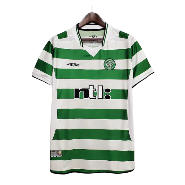 Camisa Celtic Retrô 2001/2003 Verde e Branca