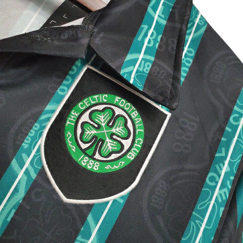 Camisa Celtic Retrô 1992/1993 Preta e Verde