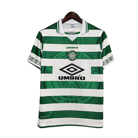Camisa Celtic Retrô 1998/1999 Verde e Branca