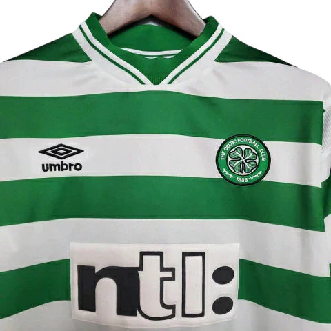 Camisa Celtic Retrô 1999/2000 Verde e Branca