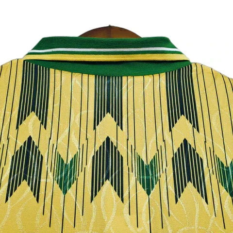 Camisa Celtic Retrô 1991/1992 Amarela e Verde