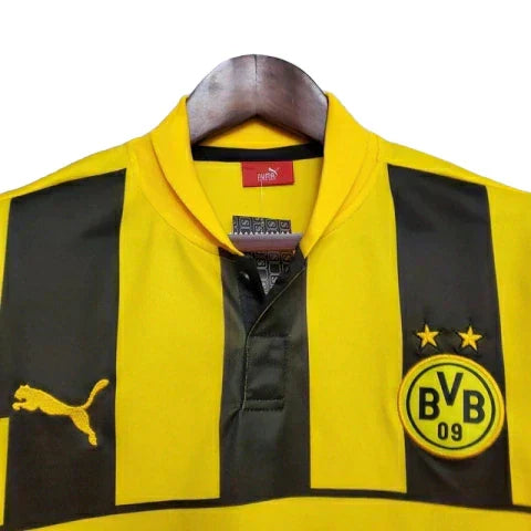 Camisa Borussia Dortmund Retrô 12/13 - Amarela e Preta